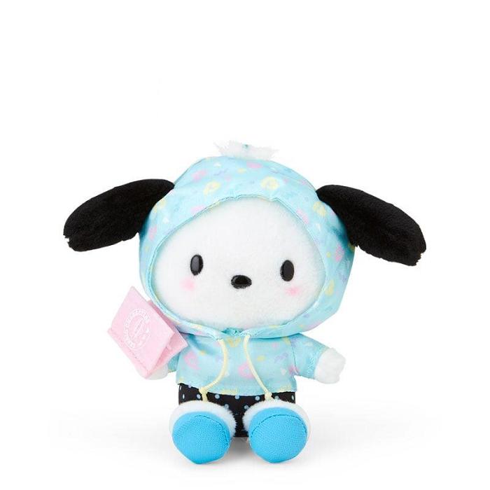 Blue Hello Kitty Pochacco Plush Mascot Keychain (Day at the Funfair Series) | CA_HK68590