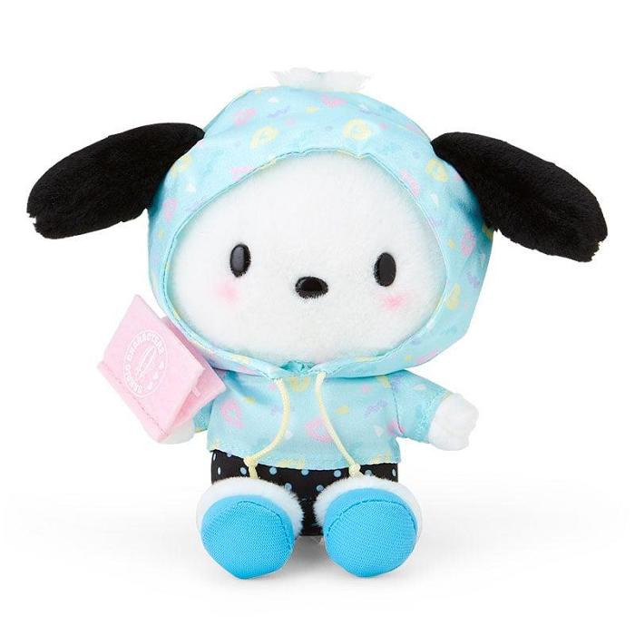 Blue Hello Kitty Pochacco Plush Mascot Keychain (Day at the Funfair Series) | CA_HK91469