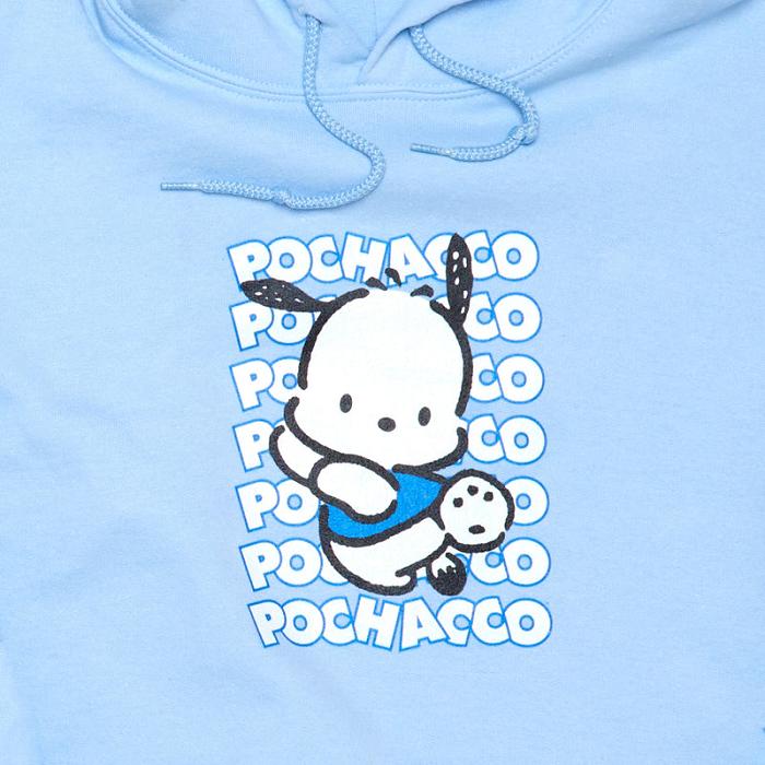 Blue Hello Kitty Pochacco Watashi Wa Unisex Hoodie | CA_HK12508