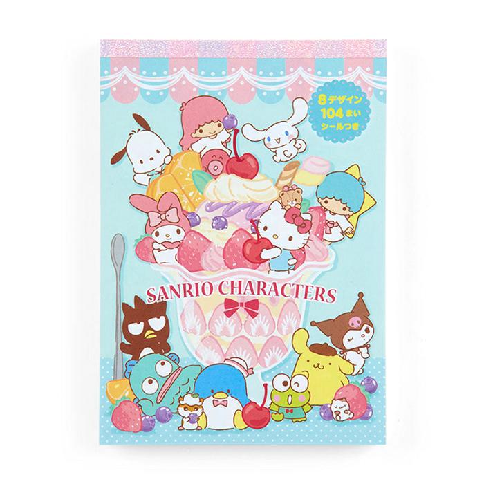 Blue Hello Kitty Sanrio Characters Memo Pad & Sticker Set | CA_HK25961