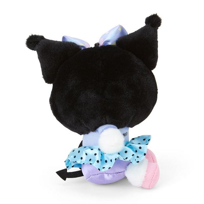 Blue / Black Hello Kitty Kuromi Plush Mascot Keychain (Day at the Funfair Series) | CA_HK25109