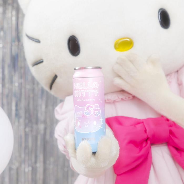 Blue / Pink Hello Kitty Hello Kitty x Igloo 50th Anniversary 16oz Stainless Steel Can | CA_HK60322