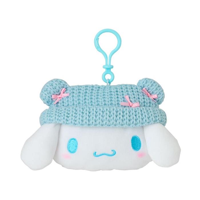 Blue / White Hello Kitty Cinnamoroll Cozy Cap Mascot Clip Pouch | CA_HK53558