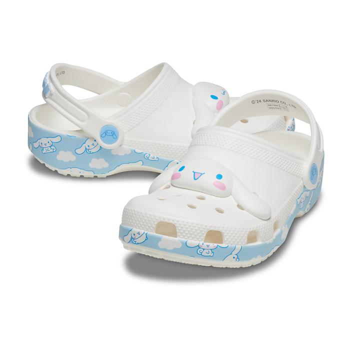 Blue / White Hello Kitty Cinnamoroll x Crocs Kids Classic Clog | CA_HK21522