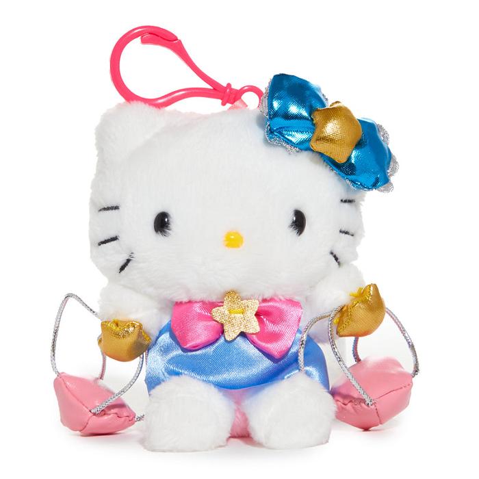 Blue / White Hello Kitty Hello Kitty Libra Mascot Clip (Zodiac Series) | CA_HK89759