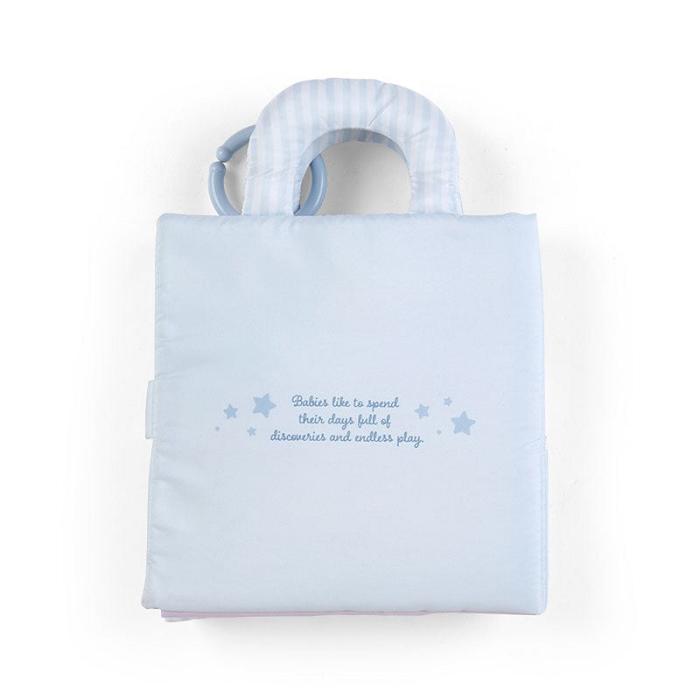 Blue / White Hello Kitty Sanrio Baby Sensory Soft Book | CA_HK15140