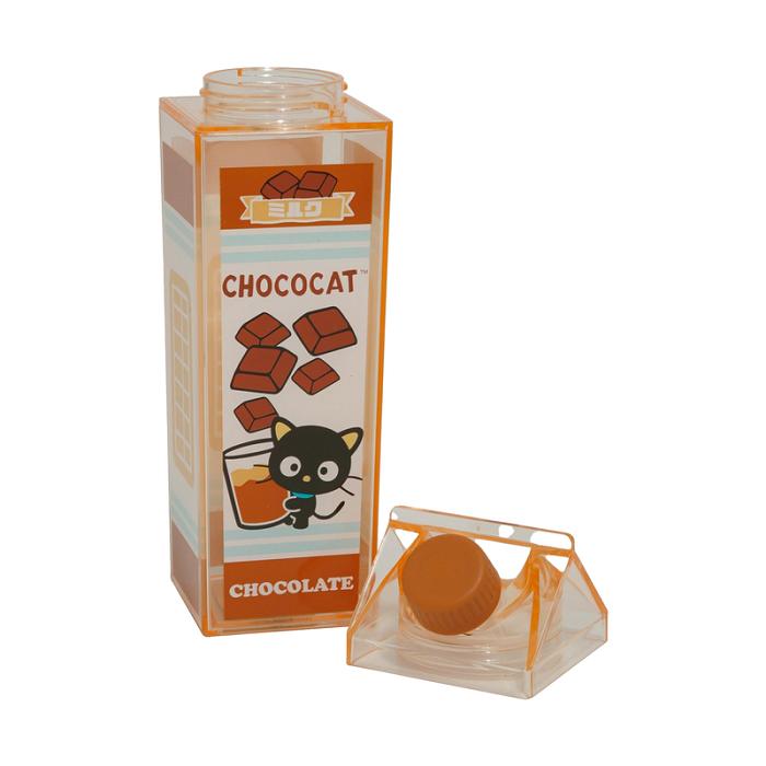 Brown Hello Kitty Chococat Milk Carton Water Bottle (Chocolate) | CA_HK89295