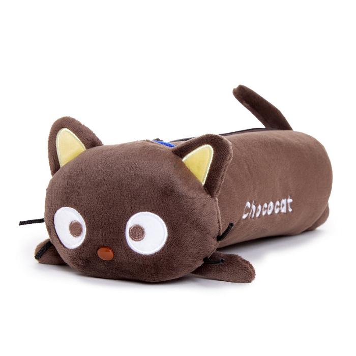 Brown Hello Kitty Chococat Plush Pal Pencil Case | CA_HK97893