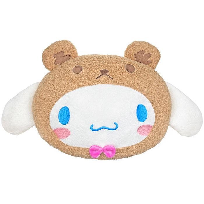 Brown Hello Kitty Cinnamoroll Cozy Pals Face Plush | CA_HK30440