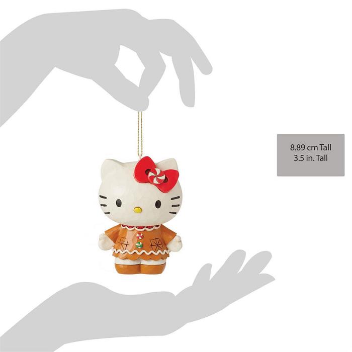 Brown Hello Kitty Hello Kitty Gingerbread Hanging Ornament (Jim Shore Sanrio Collection) | CA_HK35534