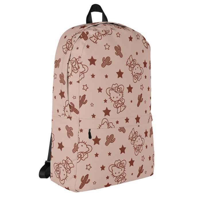 Brown Hello Kitty Hello Kitty Tan Western All-over Print | CA_HK89422