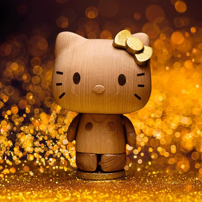 Brown Hello Kitty Hello Kitty x Boyhood Limited Edition Oak Figurine (50th Anniversary) | CA_HK26542