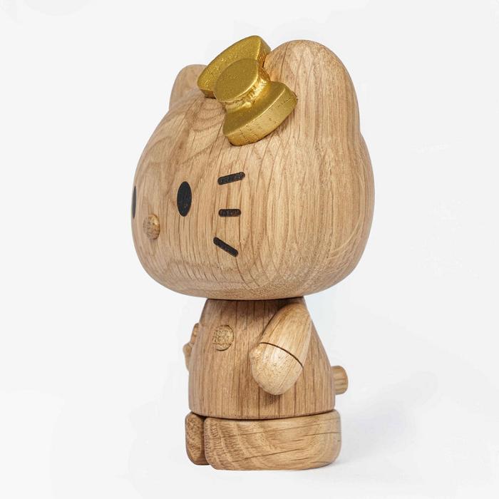 Brown Hello Kitty Hello Kitty x Boyhood Limited Edition Oak Figurine (50th Anniversary) | CA_HK26542