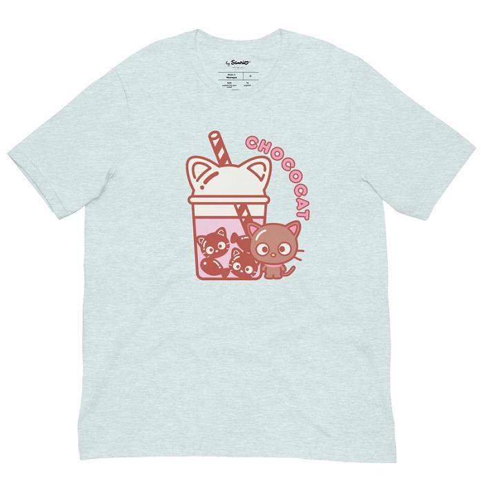 Cream Hello Kitty Chococat Bubble Tea Tee | CA_HK94782