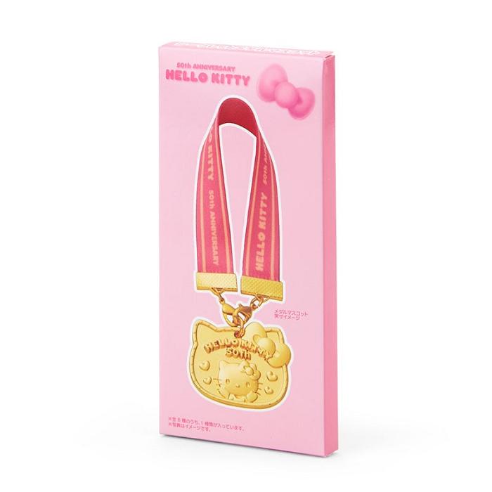 Gold Hello Kitty Hello Kitty 50th Anniv. Blind Box Mini-Medal Charm | CA_HK29559