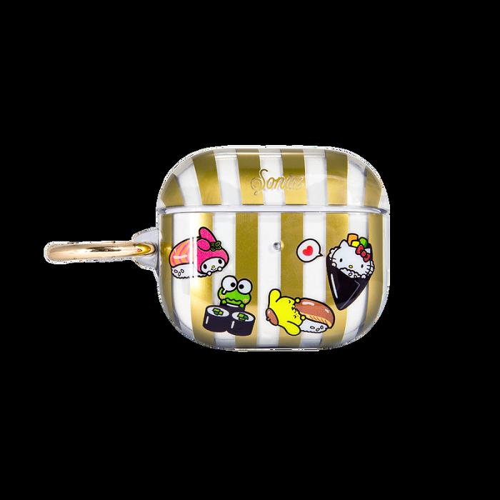 Gold Hello Kitty Hello Kitty and Friends x Sonix Sushi AirPods Case (Gen 2/ Gen 3/ Pro) | CA_HK43571