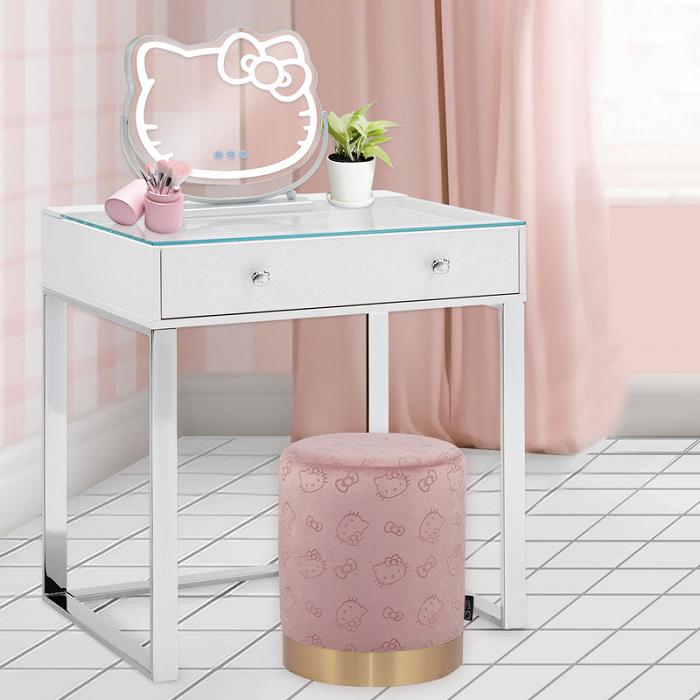 Gold Hello Kitty Hello Kitty x Impressions Vanity SlayStation Mini Vanity Table | CA_HK80405