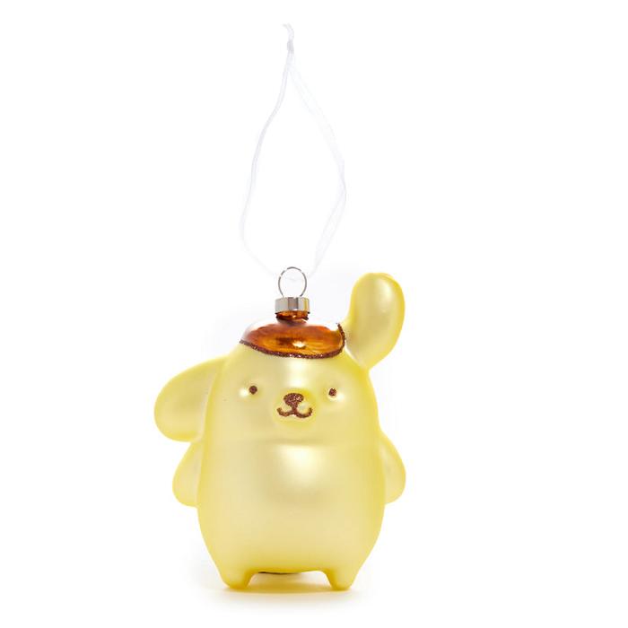 Gold Hello Kitty Pompompurin x Kat + Annie Glass Ornament | CA_HK29978