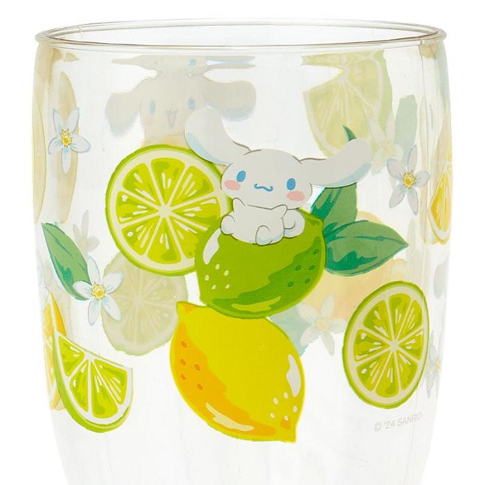 Green Hello Kitty Cinnamoroll Acrylic Cup (Summer Weather) | CA_HK21007