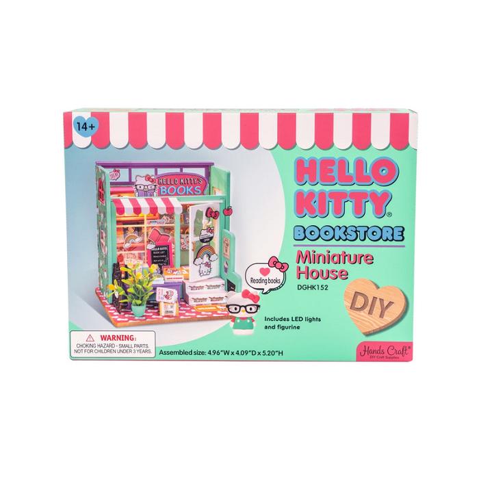 Green Hello Kitty Hello Kitty DIY Miniature Bookstore | CA_HK17442