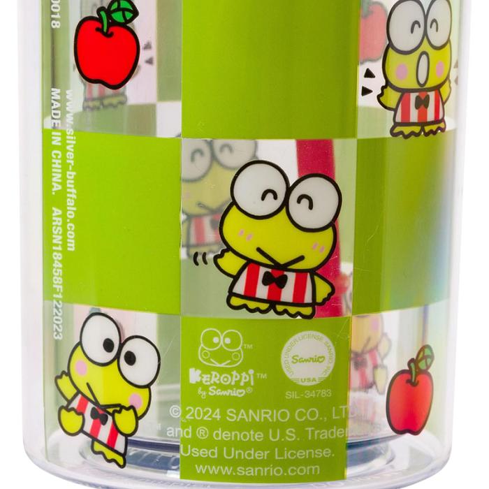 Green Hello Kitty Keroppi 20oz Apples Travel Tumbler | CA_HK52769