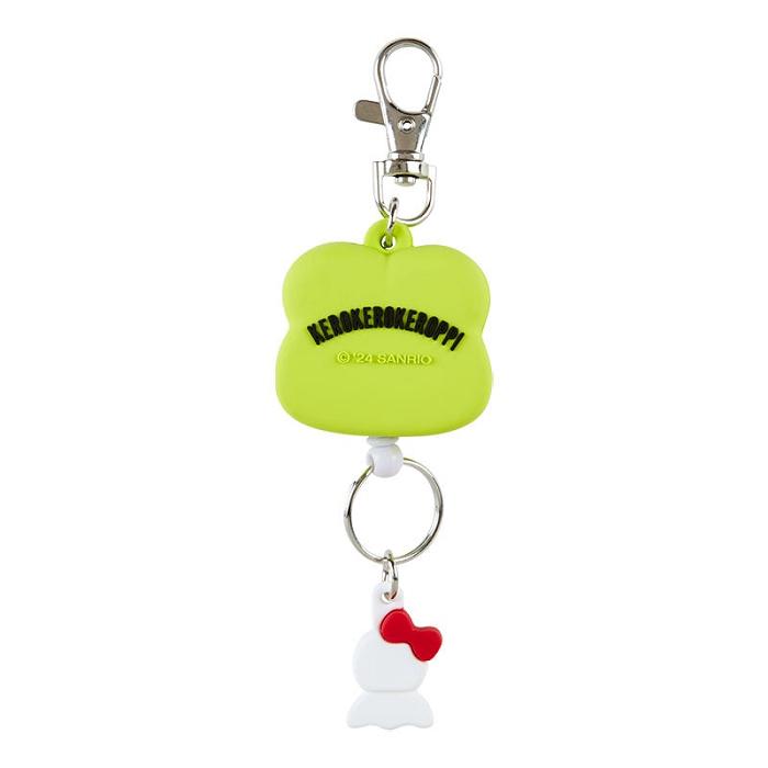 Green Hello Kitty Keroppi Bestie Face Badge Reel | CA_HK87735