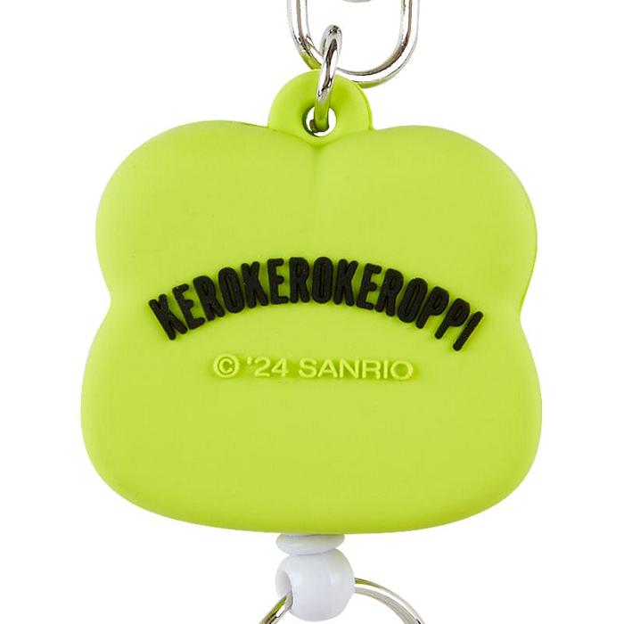 Green Hello Kitty Keroppi Bestie Face Badge Reel | CA_HK87735