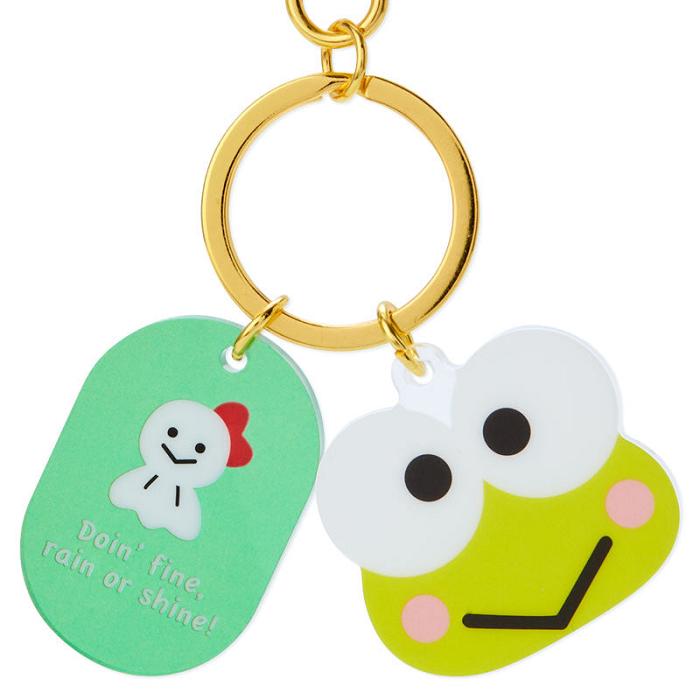 Green Hello Kitty Keroppi Besties Keychain | CA_HK21802