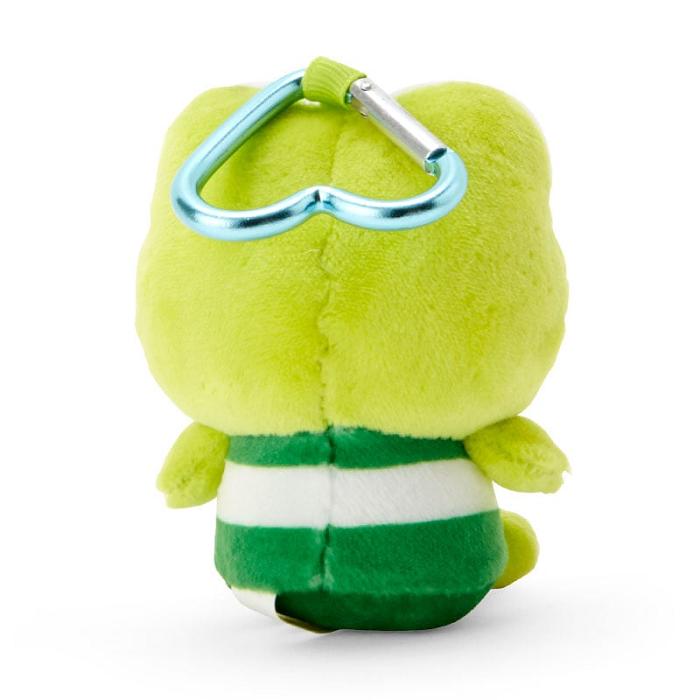 Green Hello Kitty Keroppi Plush Mascot All My Heart Keychain | CA_HK81537