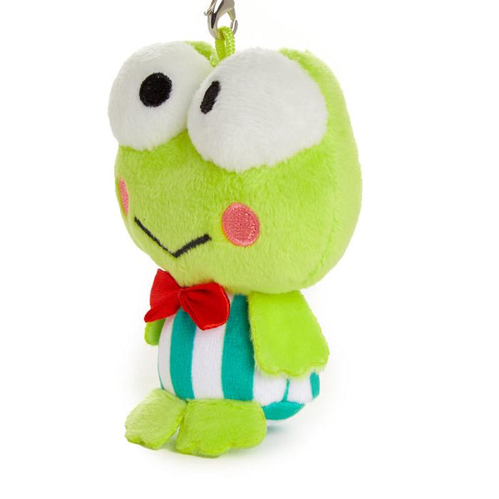 Green Hello Kitty Keroppi Plush Mascot Carabiner | CA_HK86149