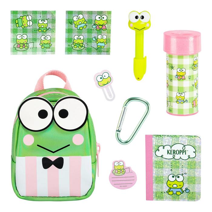 Green Hello Kitty Keroppi Real Littles Micro Backpack | CA_HK75026