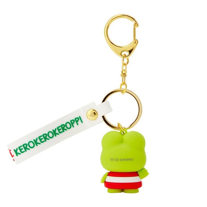 Green Hello Kitty Keroppi Signature Keychain | CA_HK97283