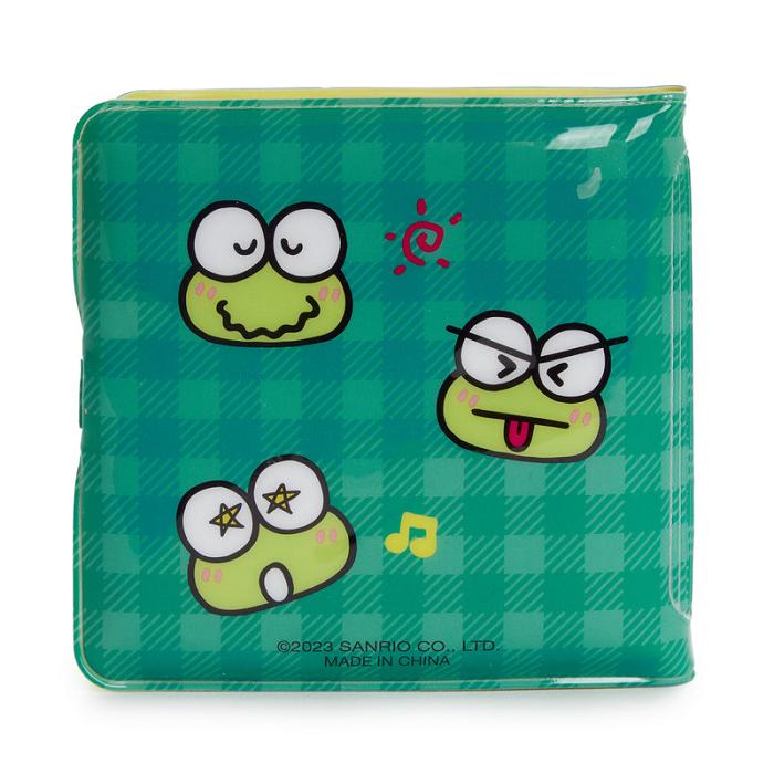 Green Hello Kitty Keroppi Vinyl Snap | CA_HK67803