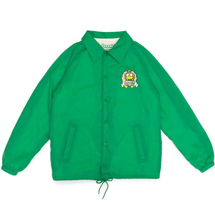 Green Hello Kitty Keroppi x JapanLA 35th Anniversary Coach Jacket | CA_HK79352