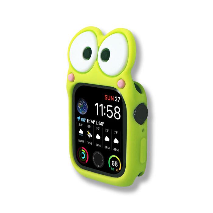 Green Hello Kitty Keroppi x Sonix Silicone Face Watch Bumper | CA_HK13868