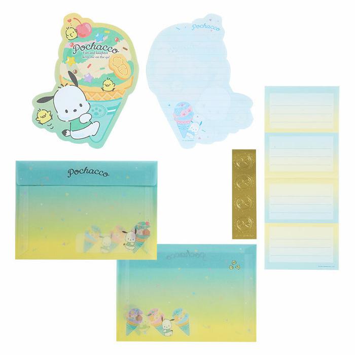 Green Hello Kitty Pochacco Letter Set (Ice Cream Party Series) | CA_HK96774