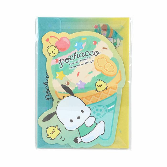 Green Hello Kitty Pochacco Letter Set (Ice Cream Party Series) | CA_HK96774