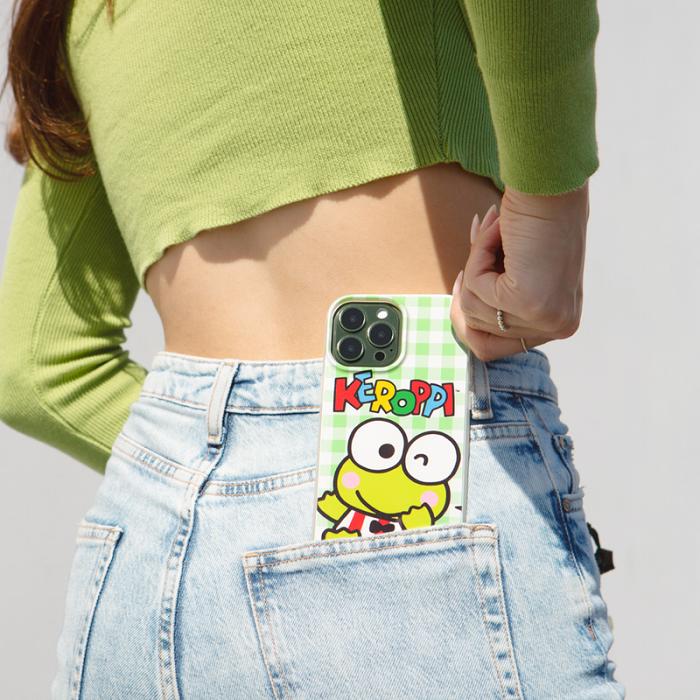 Green Hello Kitty Sanrio x Sonix Keroppi Magsafe® Compatible iPhone Case | CA_HK58449