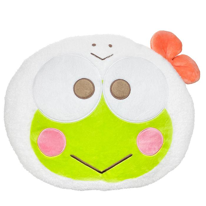 Green / White Hello Kitty Keroppi Cozy Pals Face Plush | CA_HK60353