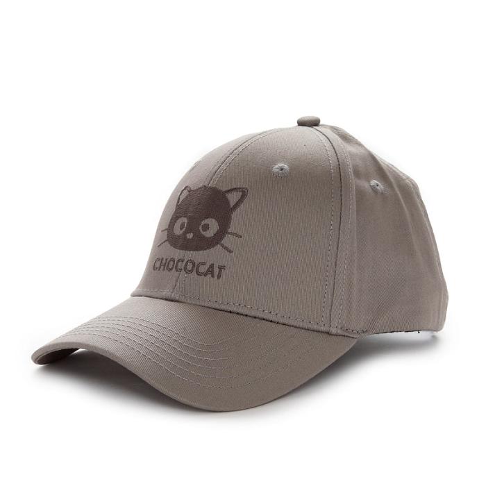 Grey Hello Kitty Chococat Embroidered Cap (Classic Cool Series) | CA_HK79579