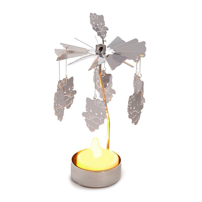 Grey Hello Kitty Hello Kitty Angel Candle Carousel | CA_HK28029