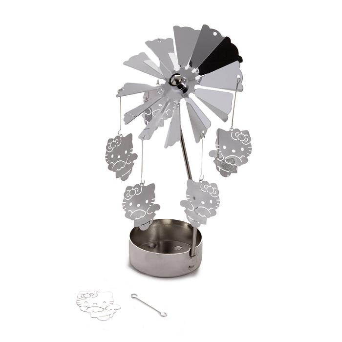 Grey Hello Kitty Hello Kitty Angel Candle Carousel | CA_HK28029