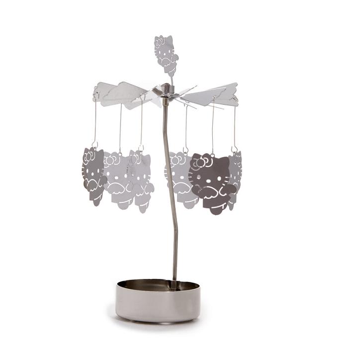 Grey Hello Kitty Hello Kitty Angel Candle Carousel | CA_HK28029