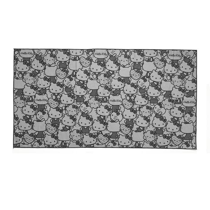 Grey Hello Kitty Hello Kitty Bath Towel (Pretty Pose Monochrome Series) | CA_HK21471