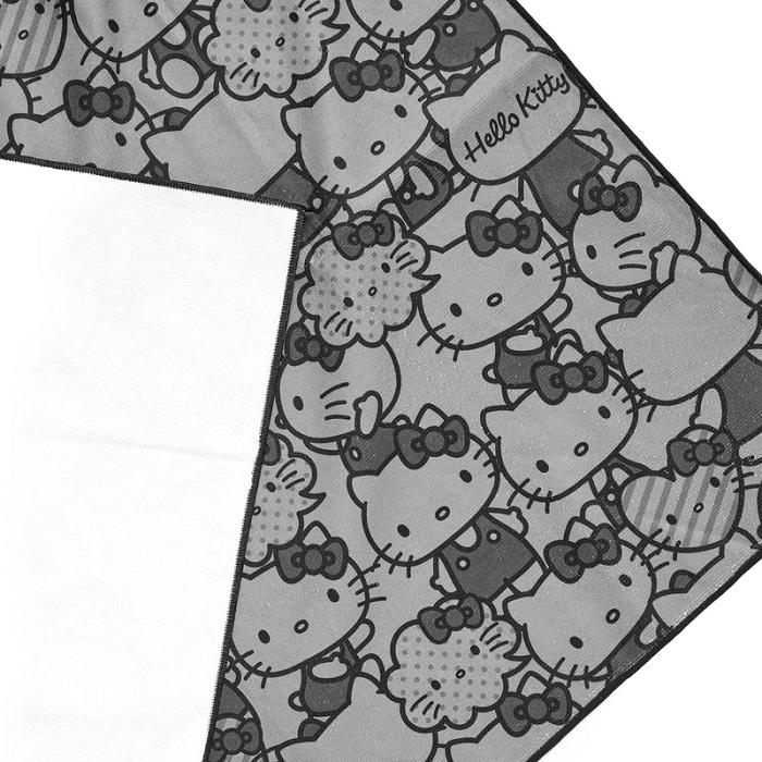 Grey Hello Kitty Hello Kitty Bath Towel (Pretty Pose Monochrome Series) | CA_HK21471