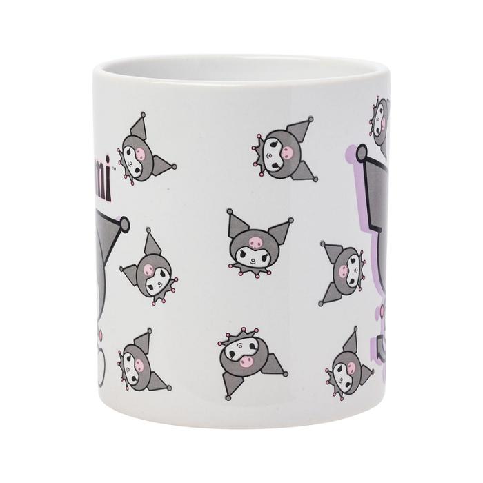 Grey Hello Kitty Kuromi All-Over Print Ceramic Mug (Poses) | CA_HK41472