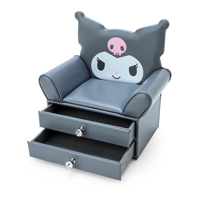 Grey Hello Kitty Kuromi Mini Sofa Storage Chest | CA_HK42022