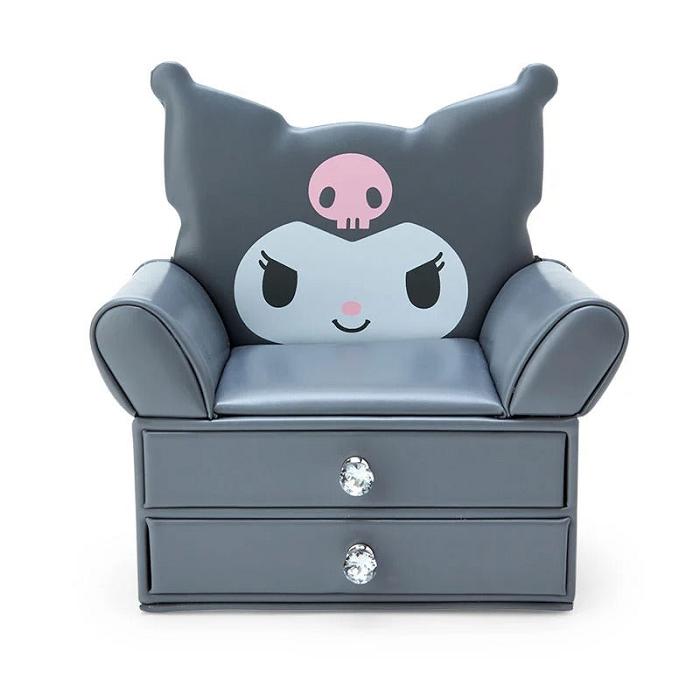 Grey Hello Kitty Kuromi Mini Sofa Storage Chest | CA_HK42022