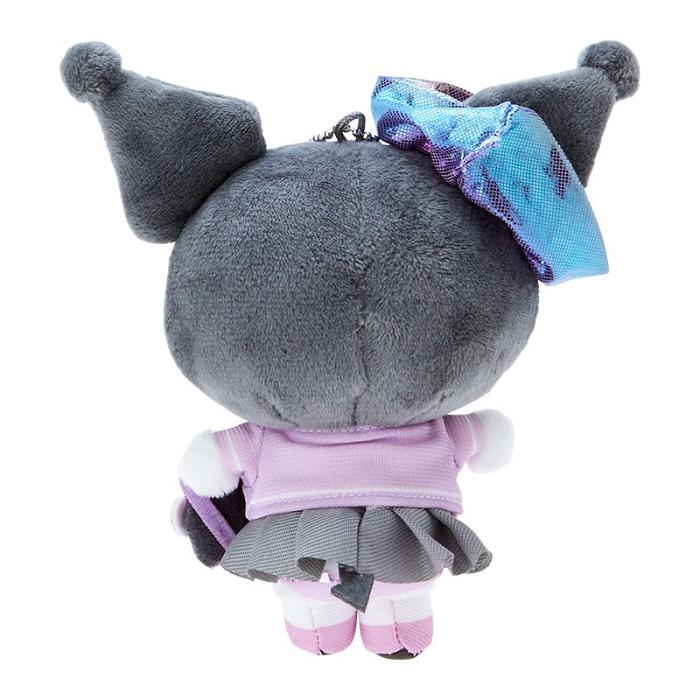 Grey Hello Kitty Kuromi Plush Mascot Keychain (Sanrio Academy Series) | CA_HK36499