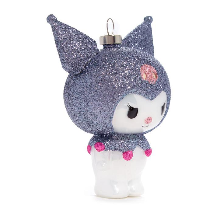 Grey Hello Kitty Kuromi x Kat + Annie Glass Ornament | CA_HK93689